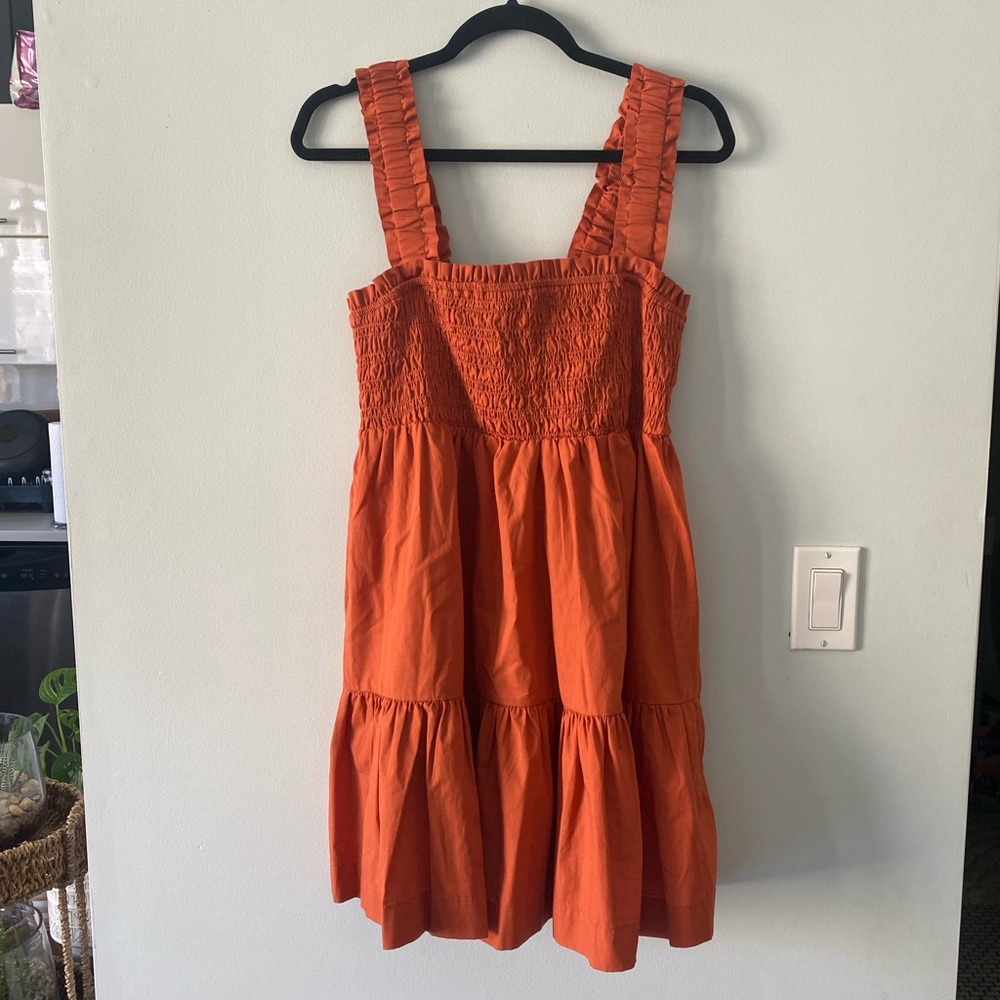 Abercrombie and Fitch Smocked Bodice Mini Dress